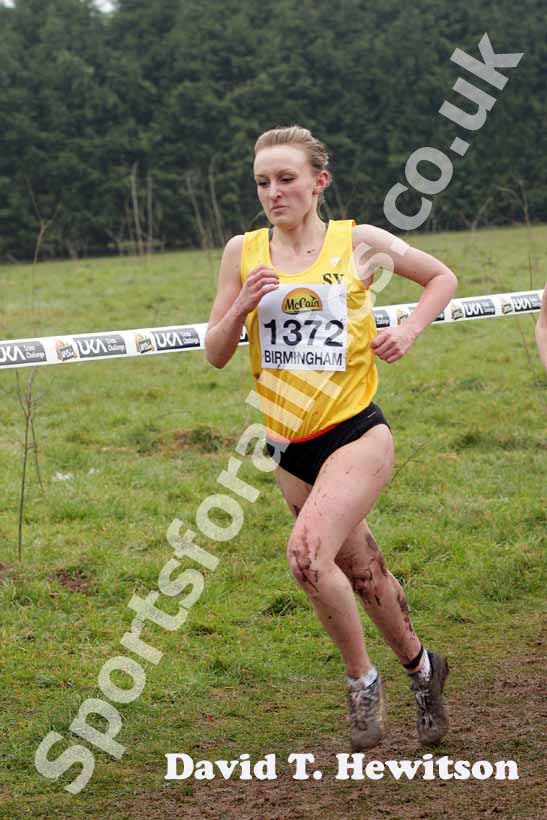 Lily Partridge during the McCain World Cross Country Trials and Inter Counties.